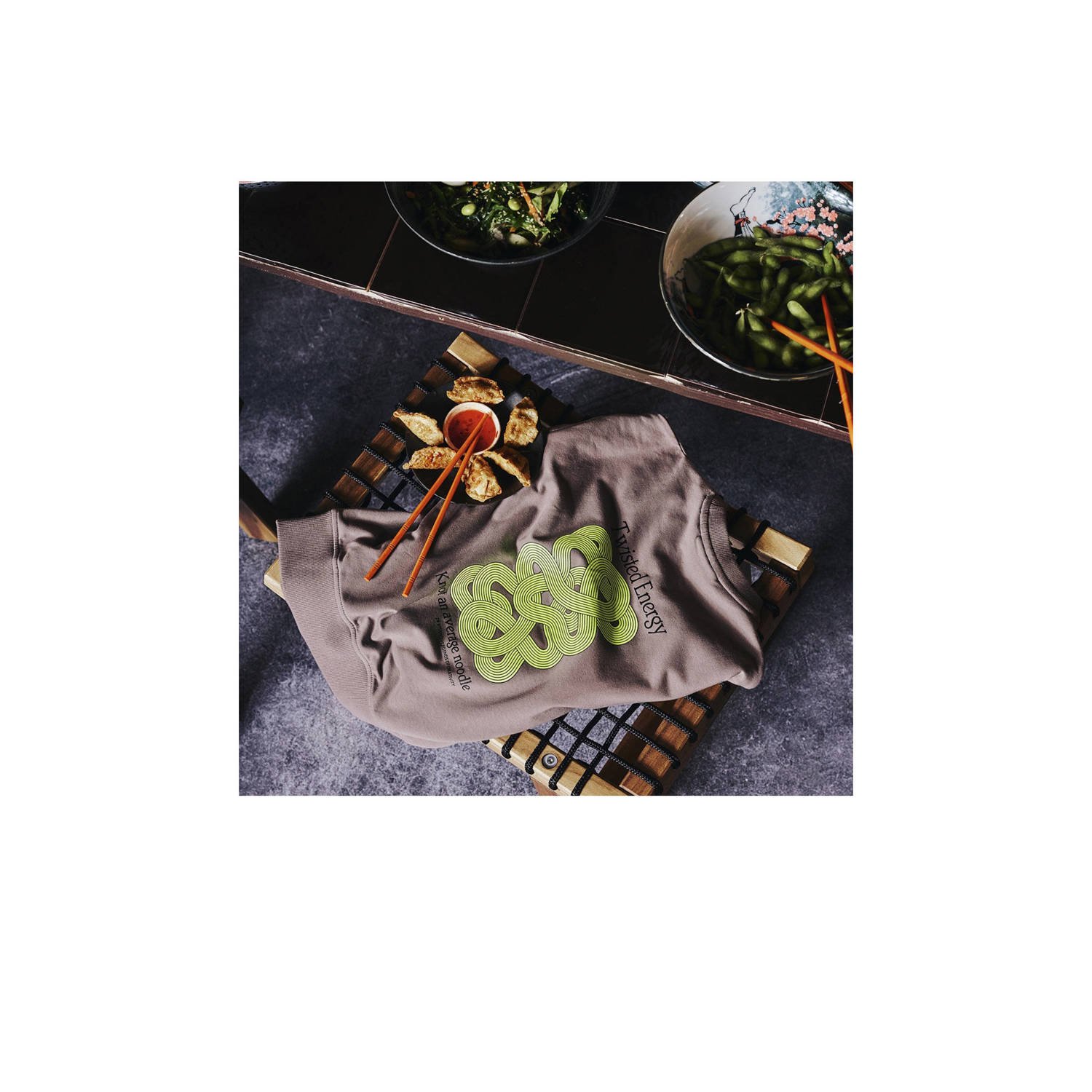 Z8 kids sweater Fenton me backprint taupe