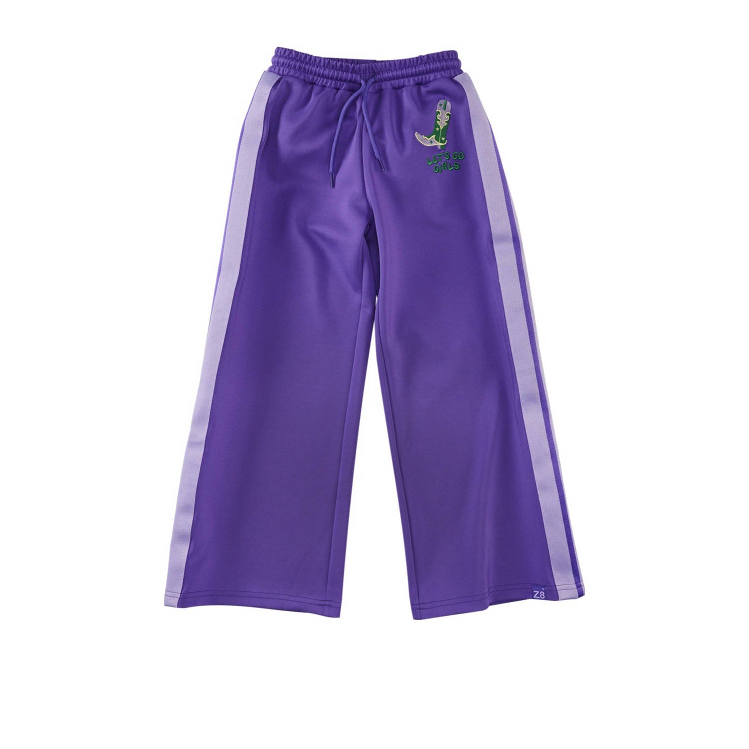 Z8 kids wide leg broek Kitana paars