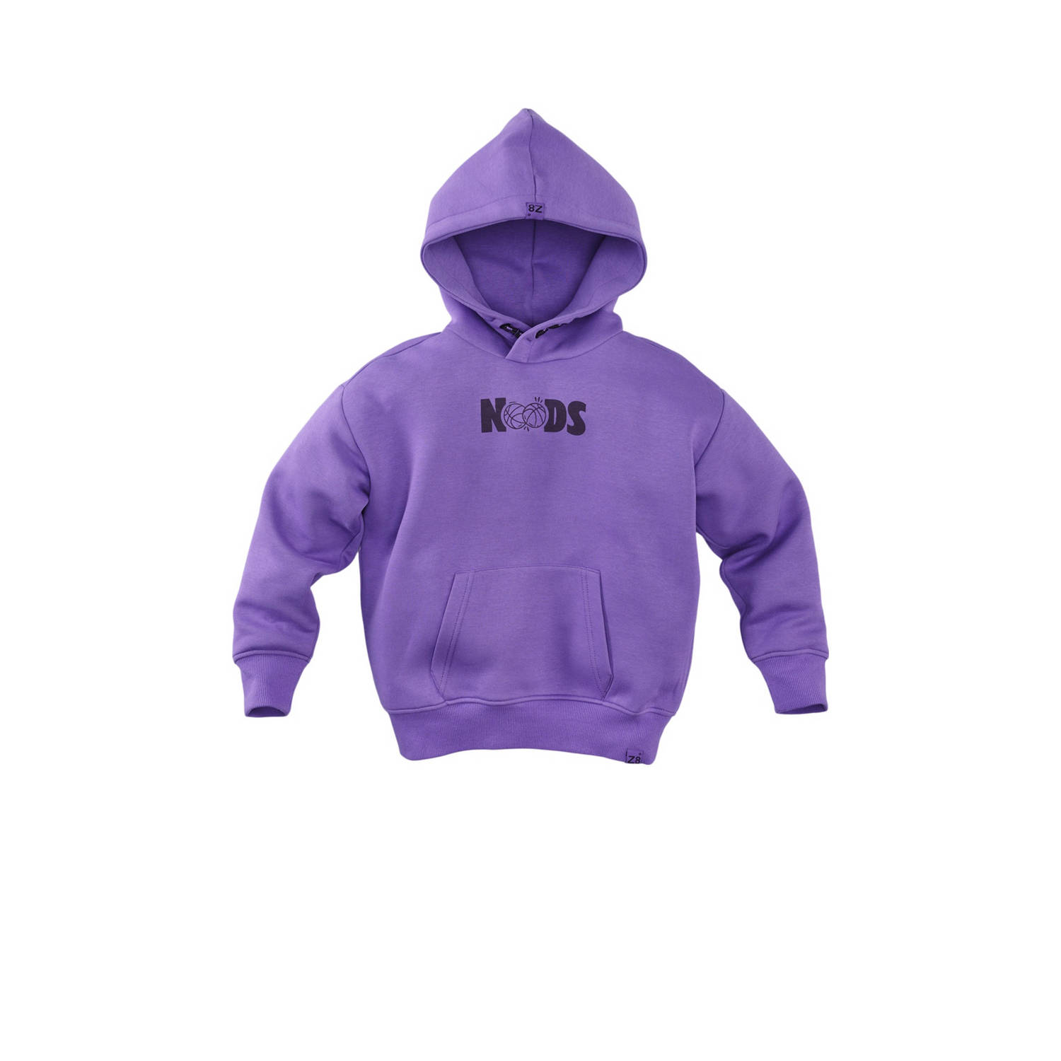Z8 kids hoodie Jace met backprint paars