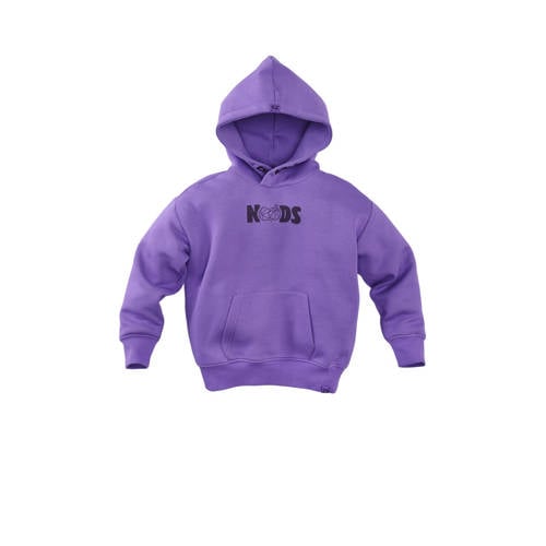 Z8 kids hoodie Jace met backprint paars afbeelding