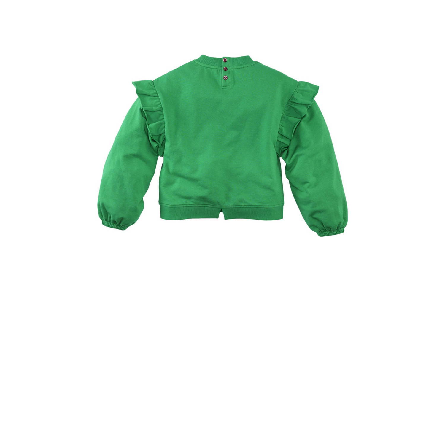 Z8 kids sweater Paloma met rushes groen