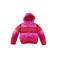 Z8 kids gewatteerde winterjas Jayda roze/oranje