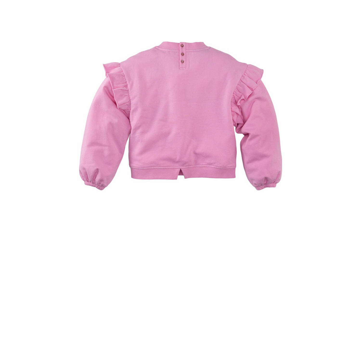 Z8 kids sweater Charelle met ruches roze
