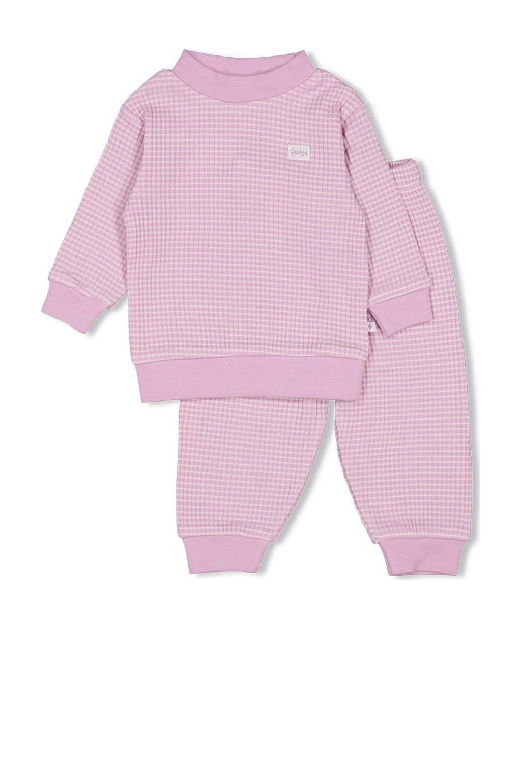 Feetje unisex wafel pyjama lila