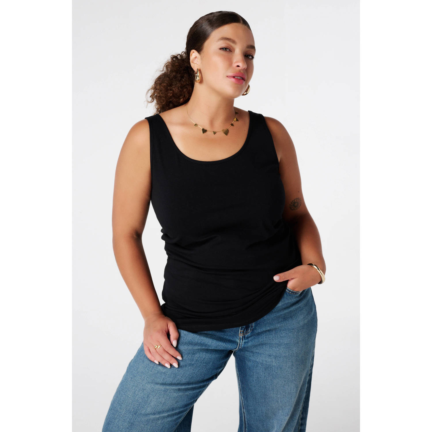 MS Mode singlet zwart