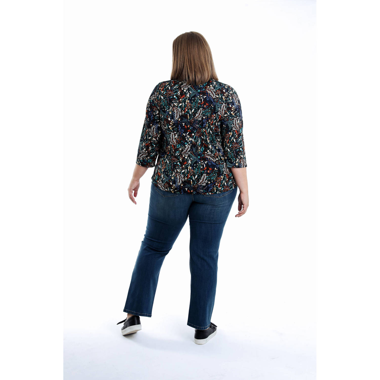 Paprika blousetop zwart