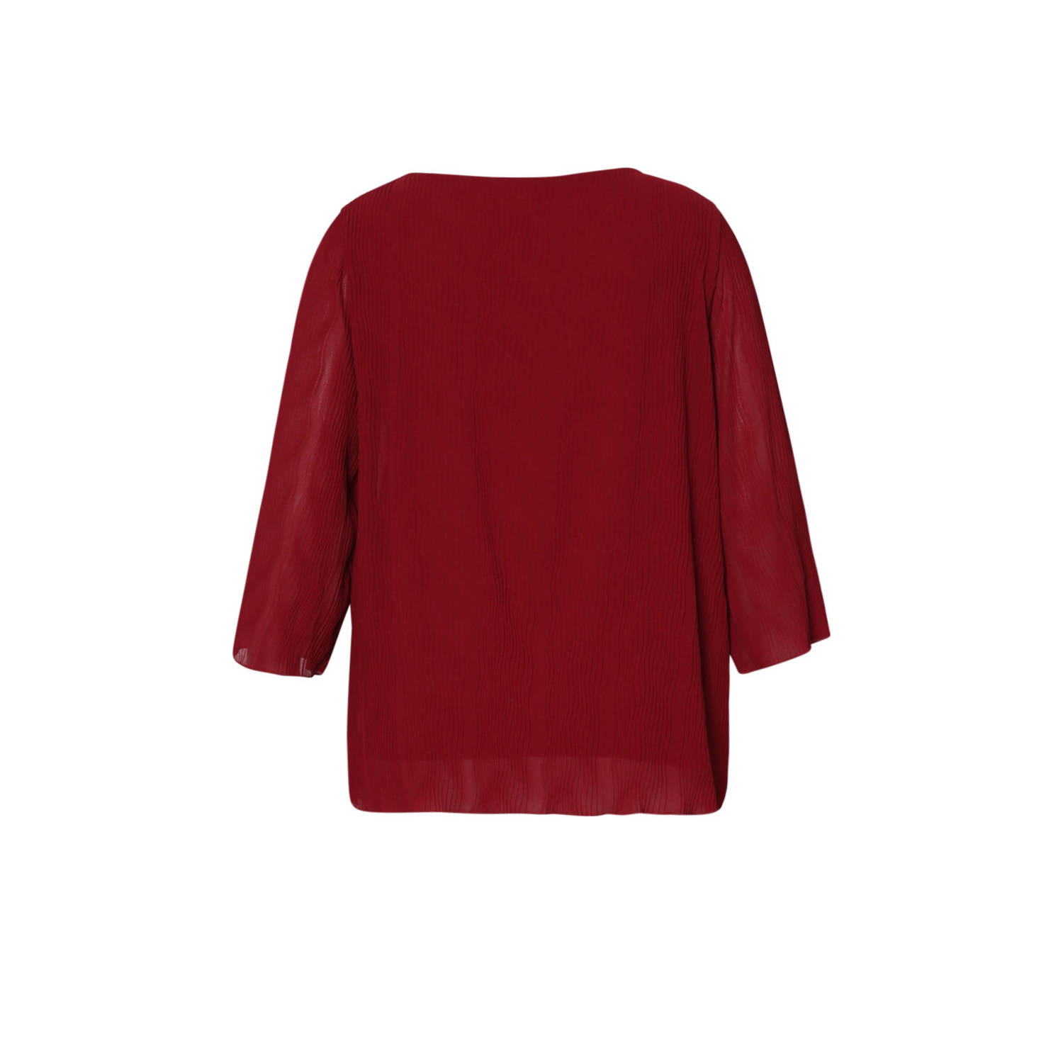 Paprika blousetop donkerrood