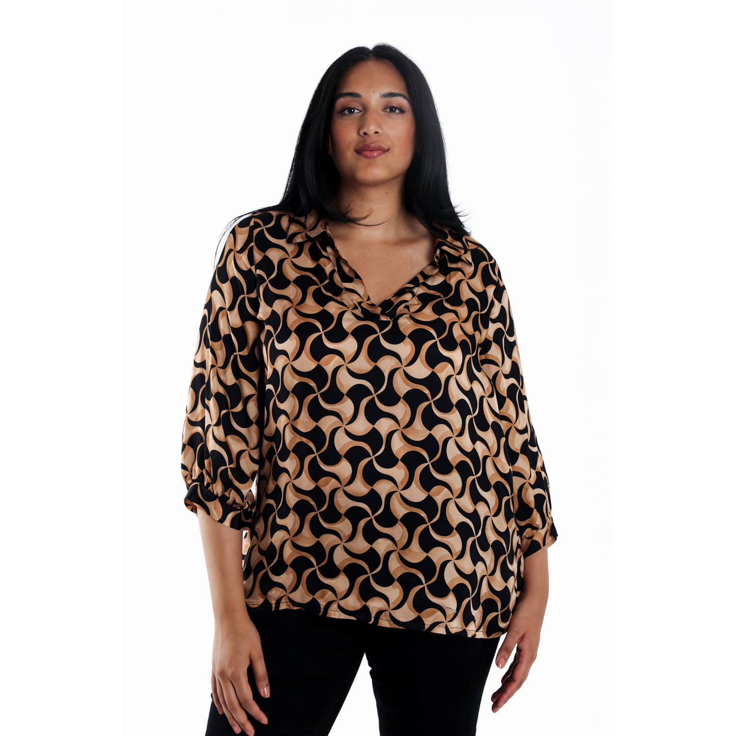 Paprika blousetop zwart
