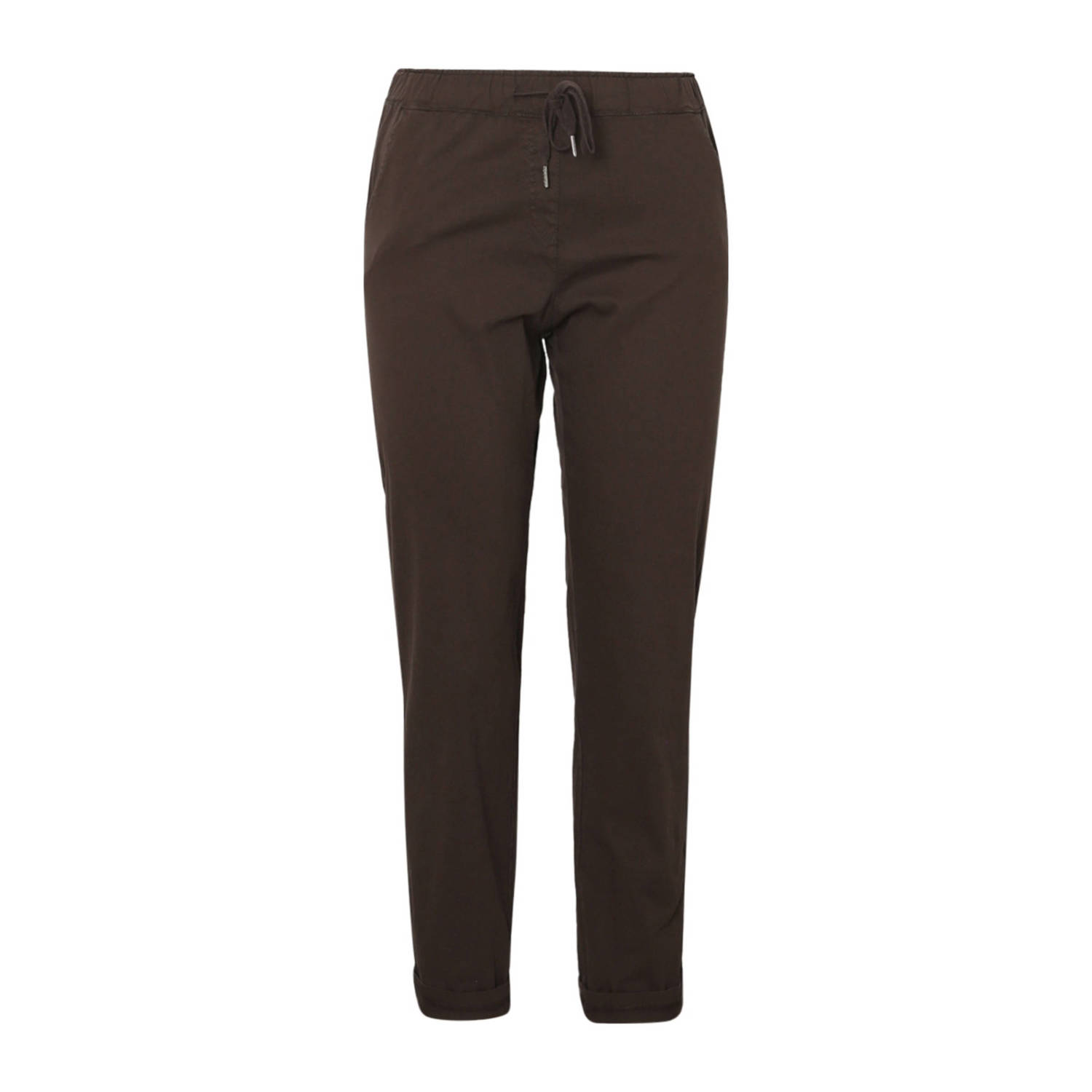Paprika tapered regular waist broek donkergroen