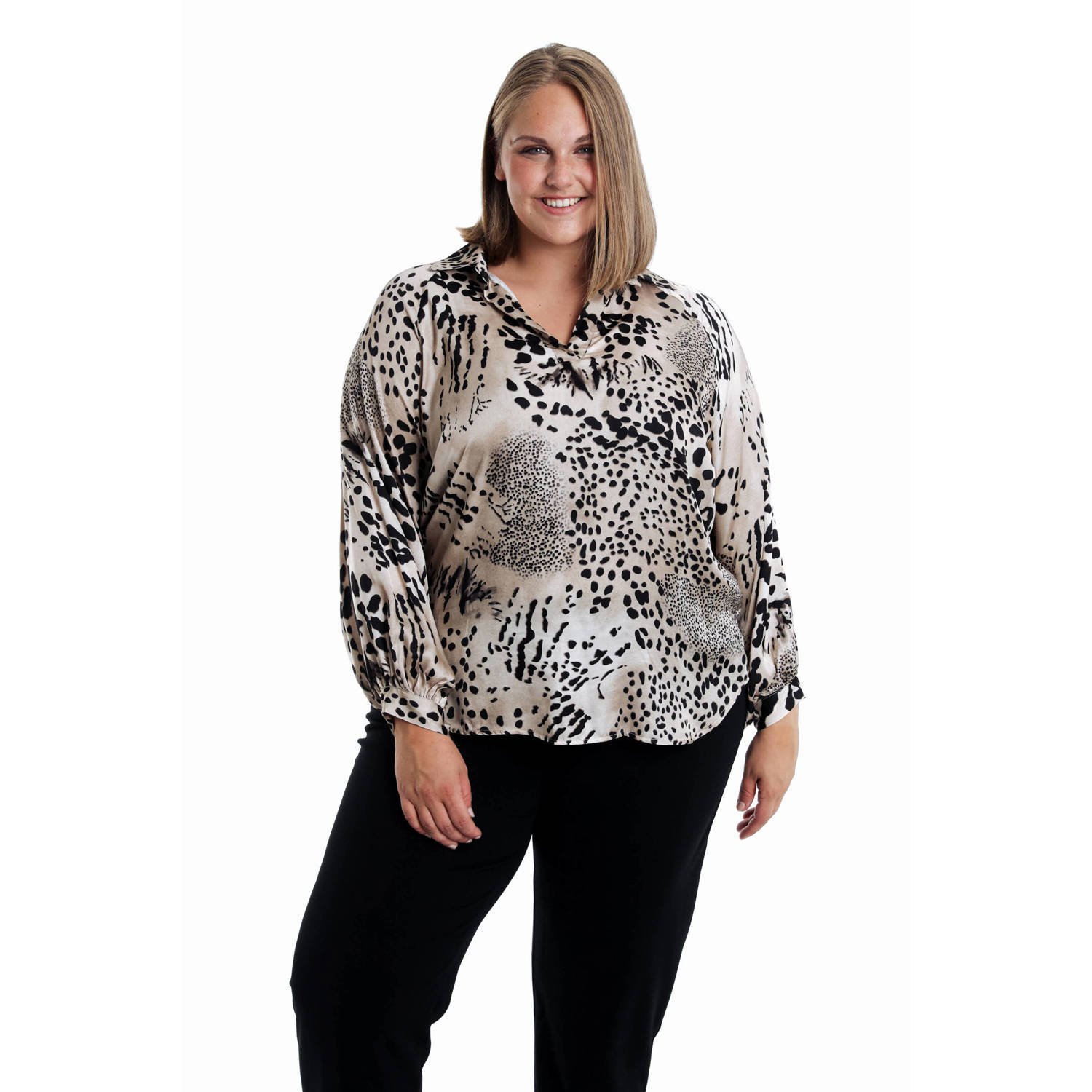 Paprika blousetop beige