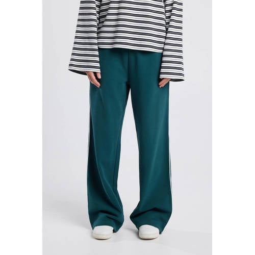 America Today regular waist casual broek petrol afbeelding