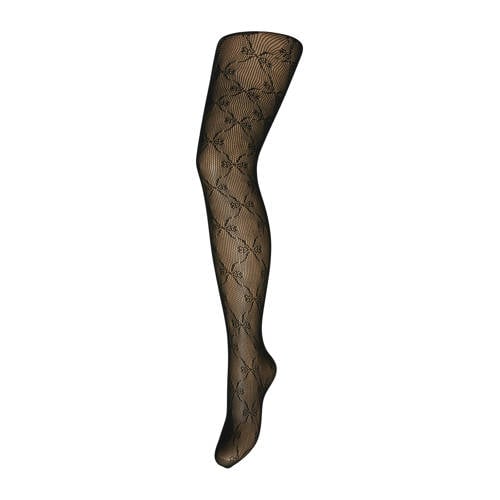 PIECES netpanty PCROW zwart afbeelding