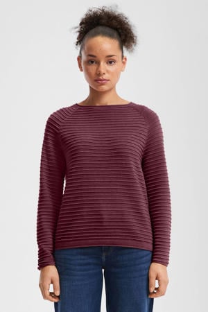 pullover trui donkerrood