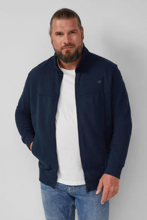 sweatvest donkerblauw