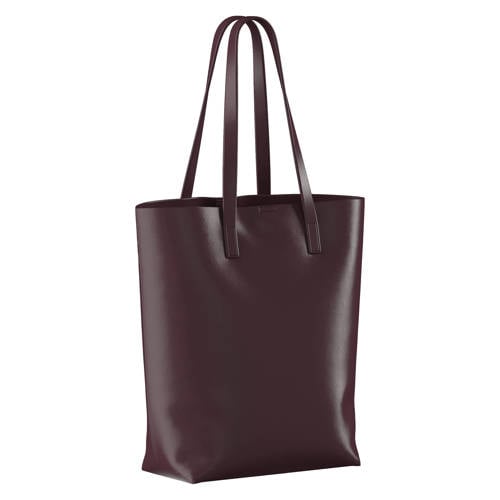 PIECES shopper PCTALLA bordeauxrood afbeelding