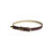 PIECES riem PCRILLO bordeauxrood