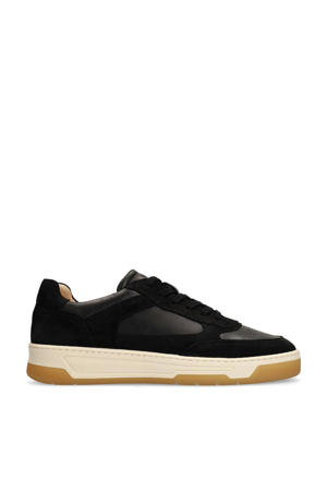 leren sneakers zwart