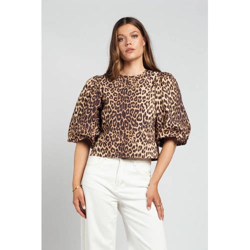 Spooq the label blousetop bruin afbeelding