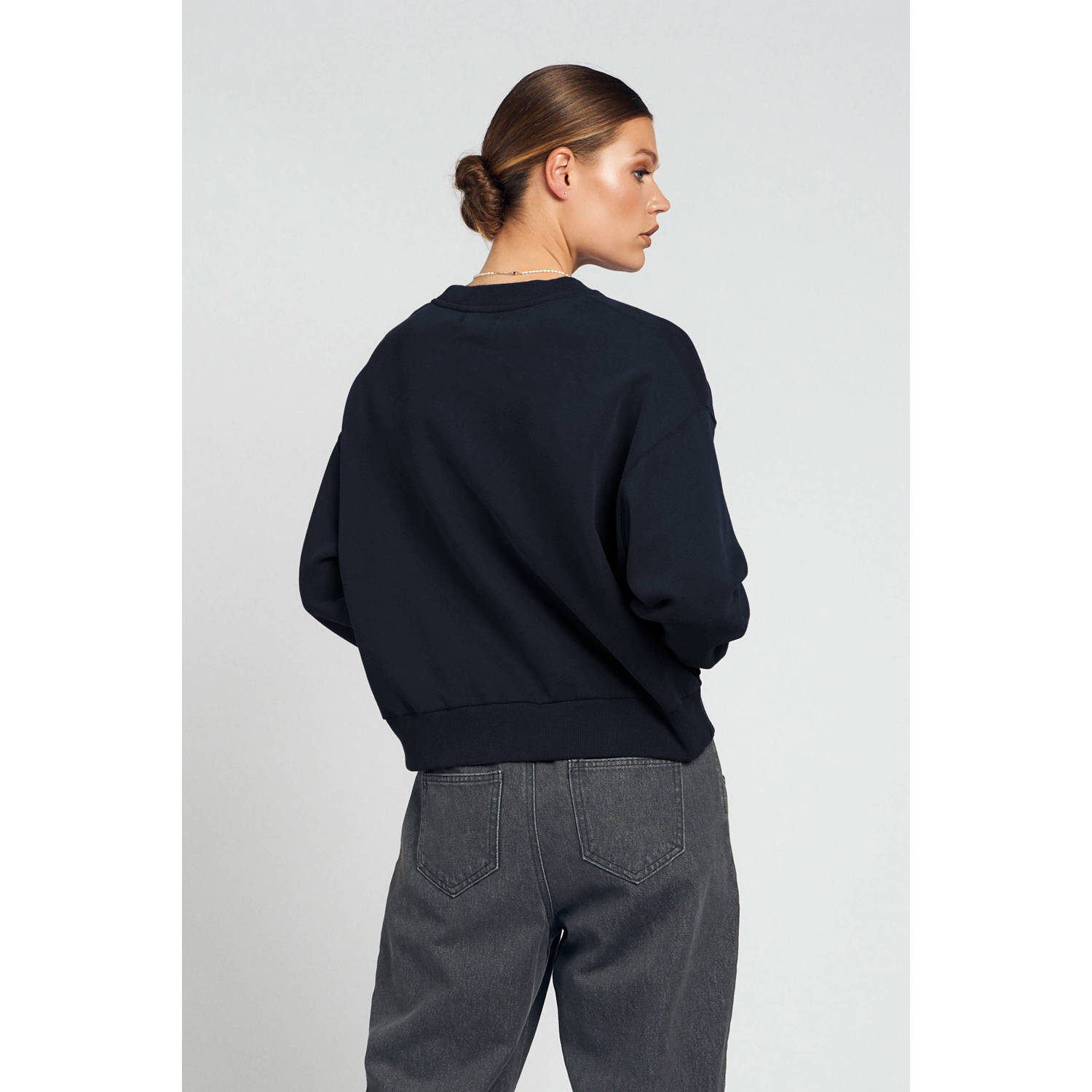 Spooq the label sweater donkerblauw