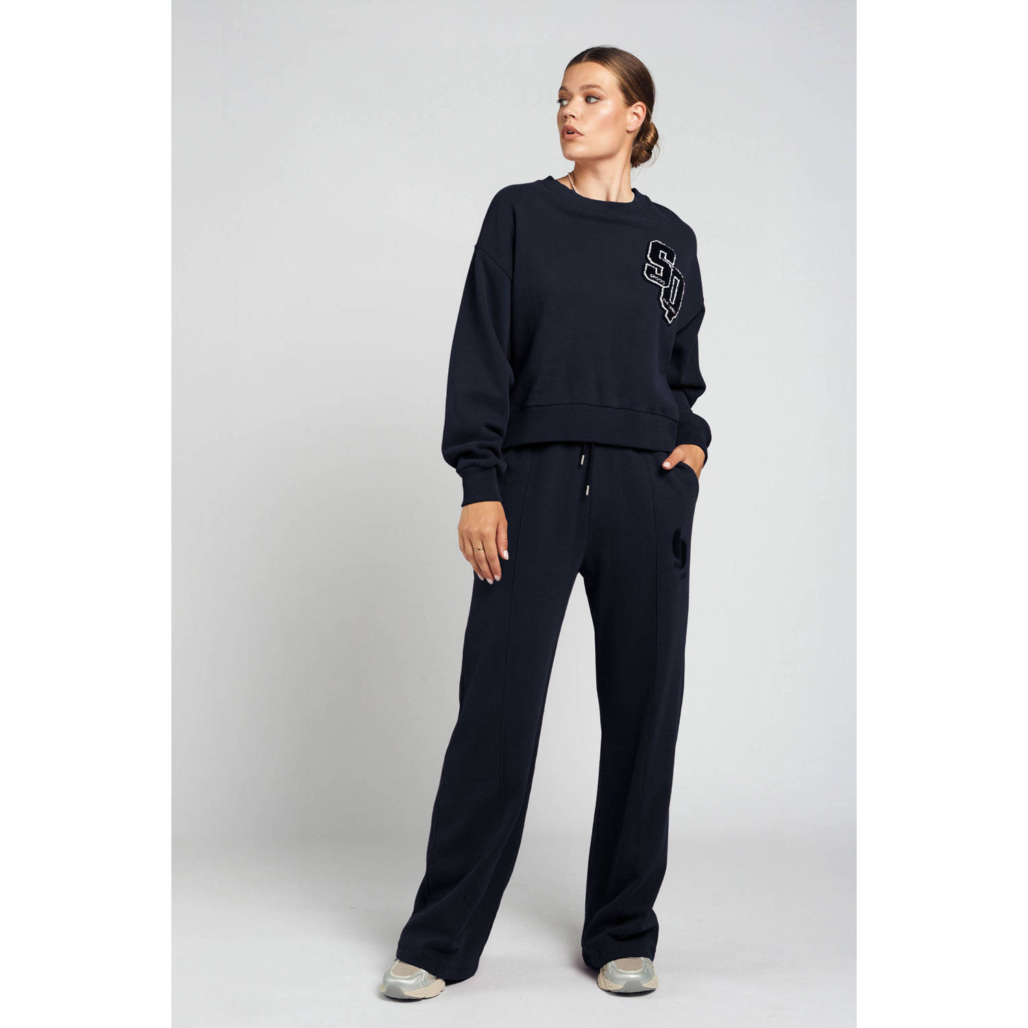 Spooq the label sweater donkerblauw