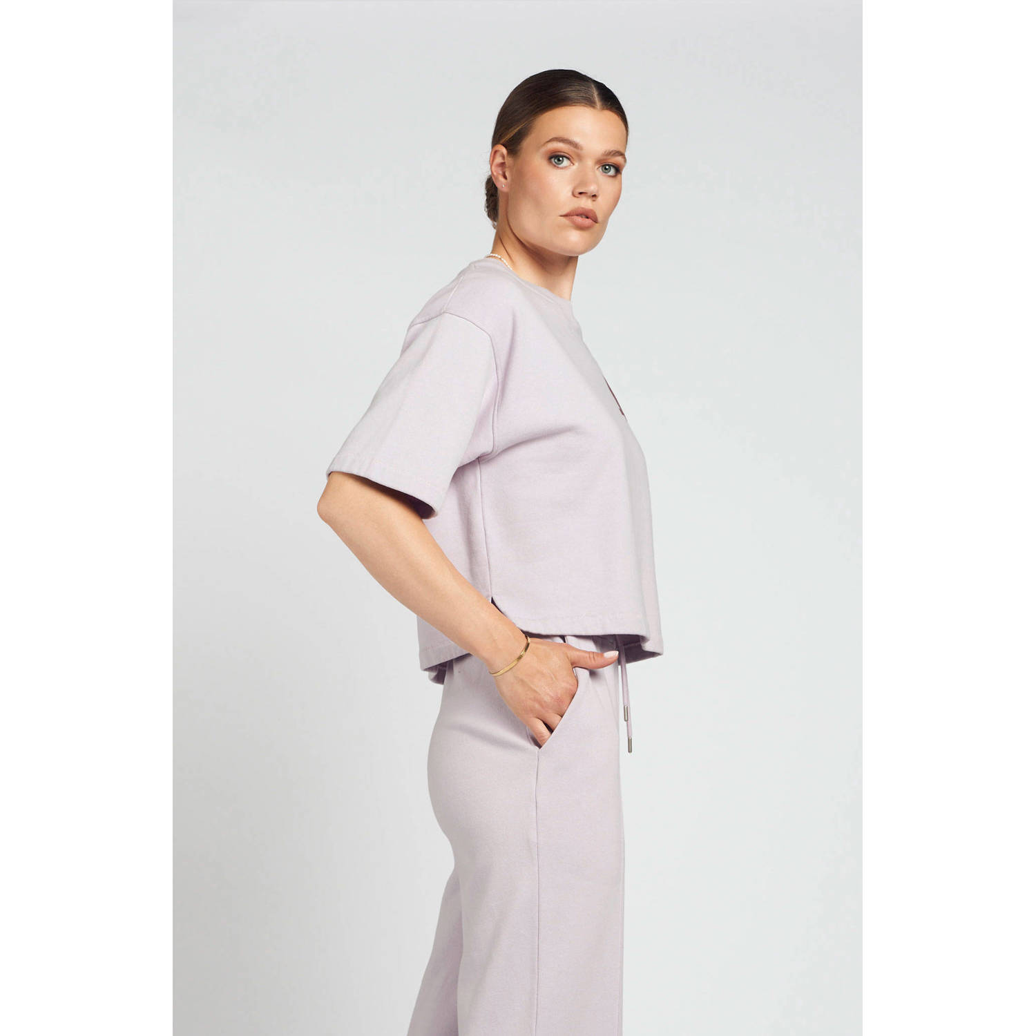 Spooq the label sweater t-shirt lichtpaars