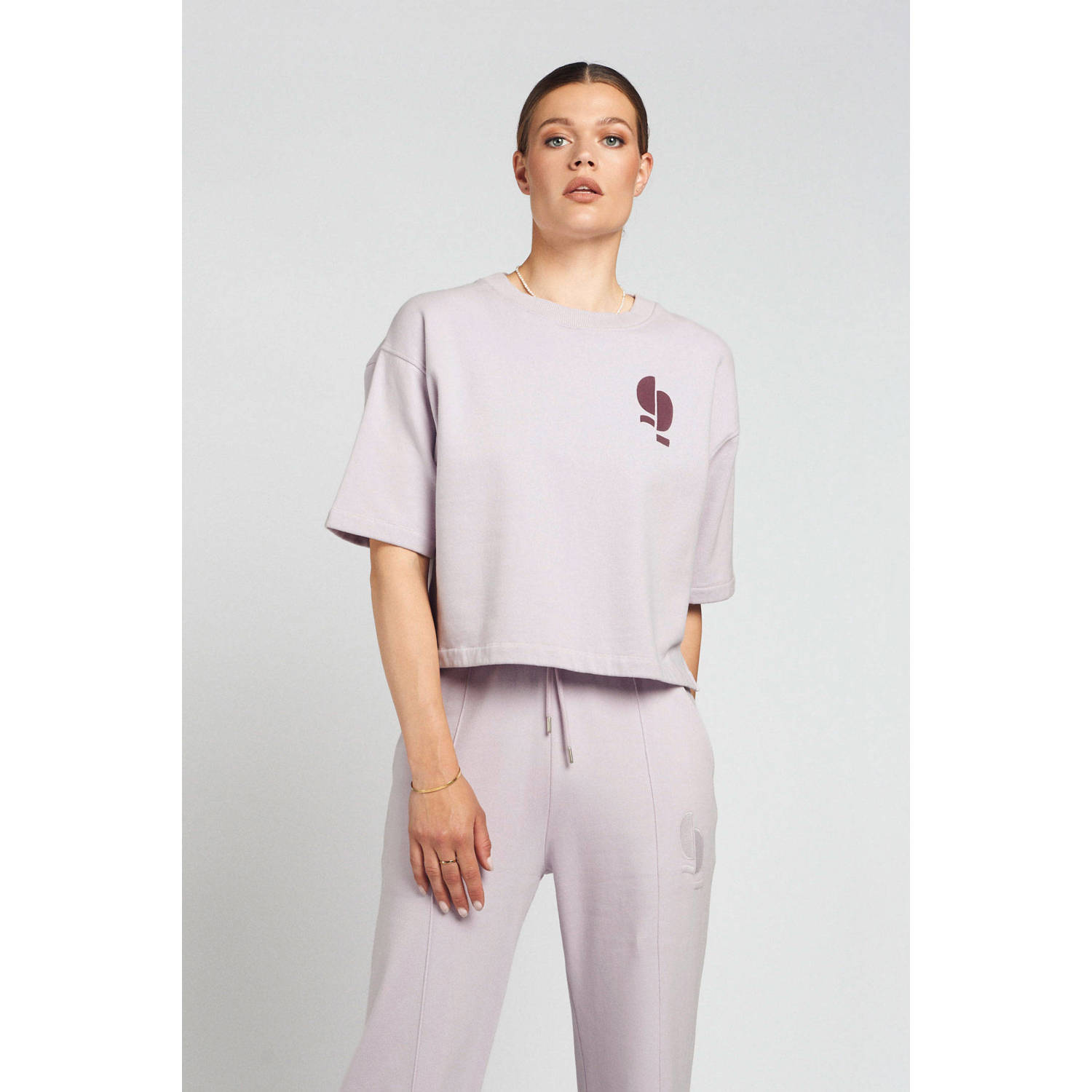 Spooq the label sweater t-shirt lichtpaars