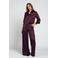 Spooq the label wide leg regular waist broek donkerrood