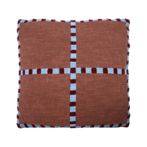 House Doctor sierkussenhoes Cross (50x50 cm) afbeelding