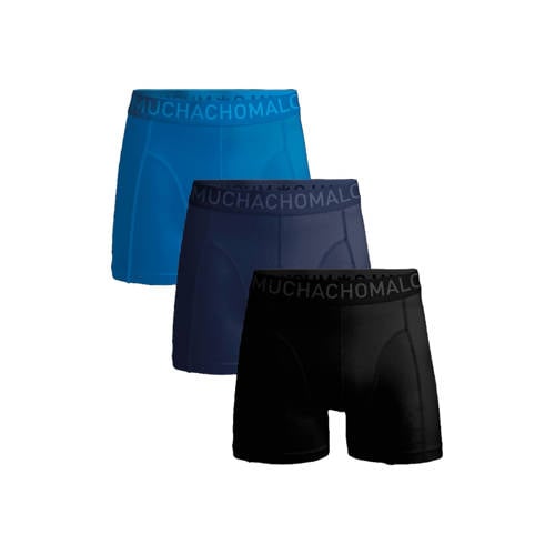 Muchachomalo sportboxer Solid (set van 3) afbeelding