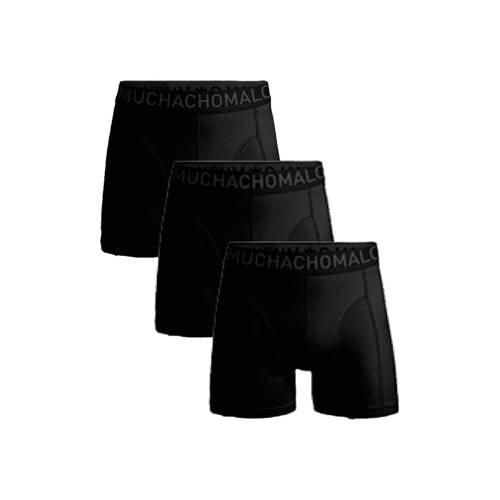 Muchachomalo sportboxer Solid (set van 3) afbeelding