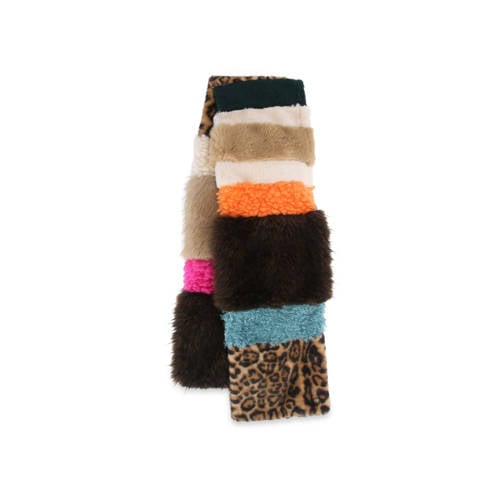 Kurt Geiger teddy sjaal Poppy multi afbeelding