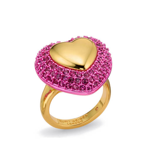 Kurt Geiger ring Heart goudkleurig afbeelding