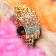 thumbnail: Kurt Geiger teddy crossbody tas Mini Faux Fur Kensington multi