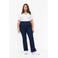 Zizzi high waist bootcut jeans dark blue denim