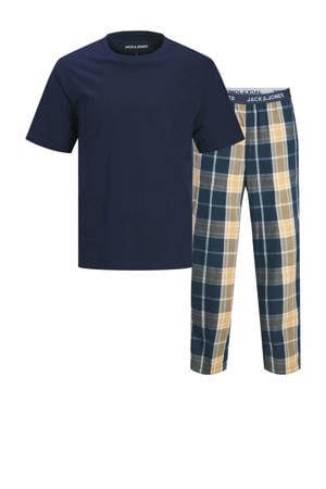 pyjama JACLUCA donkerblauw/geel