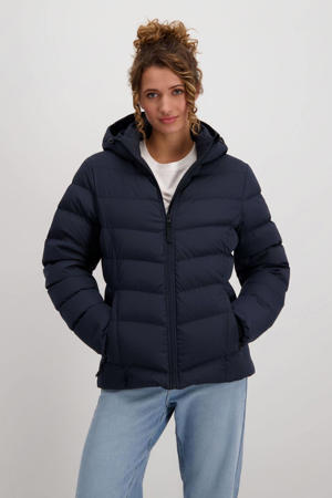 winterjas donkerblauw