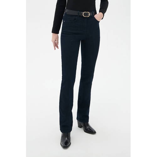 Caroll high waist bootcut jeans dark blue denim afbeelding