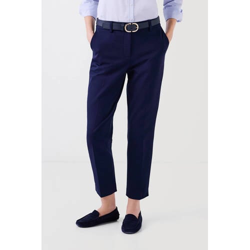Caroll slim low waist broek donkerblauw afbeelding