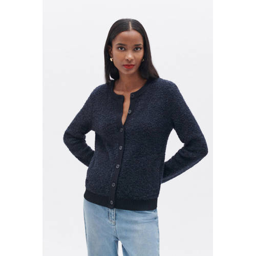 Caroll gebreid vest donkerblauw afbeelding