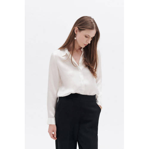 Caroll zijden blouse ivoor afbeelding