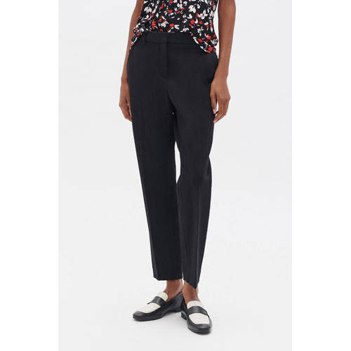 Caroll rechtvallend regular waist chino zwart afbeelding