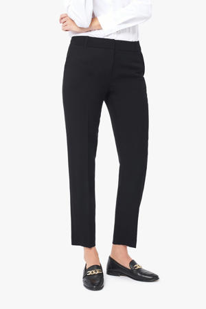 rechtvallend regular waist chino zwart