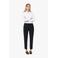 Caroll rechtvallend regular waist chino zwart