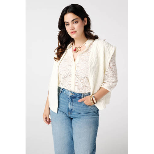 MS Mode gilet ecru afbeelding