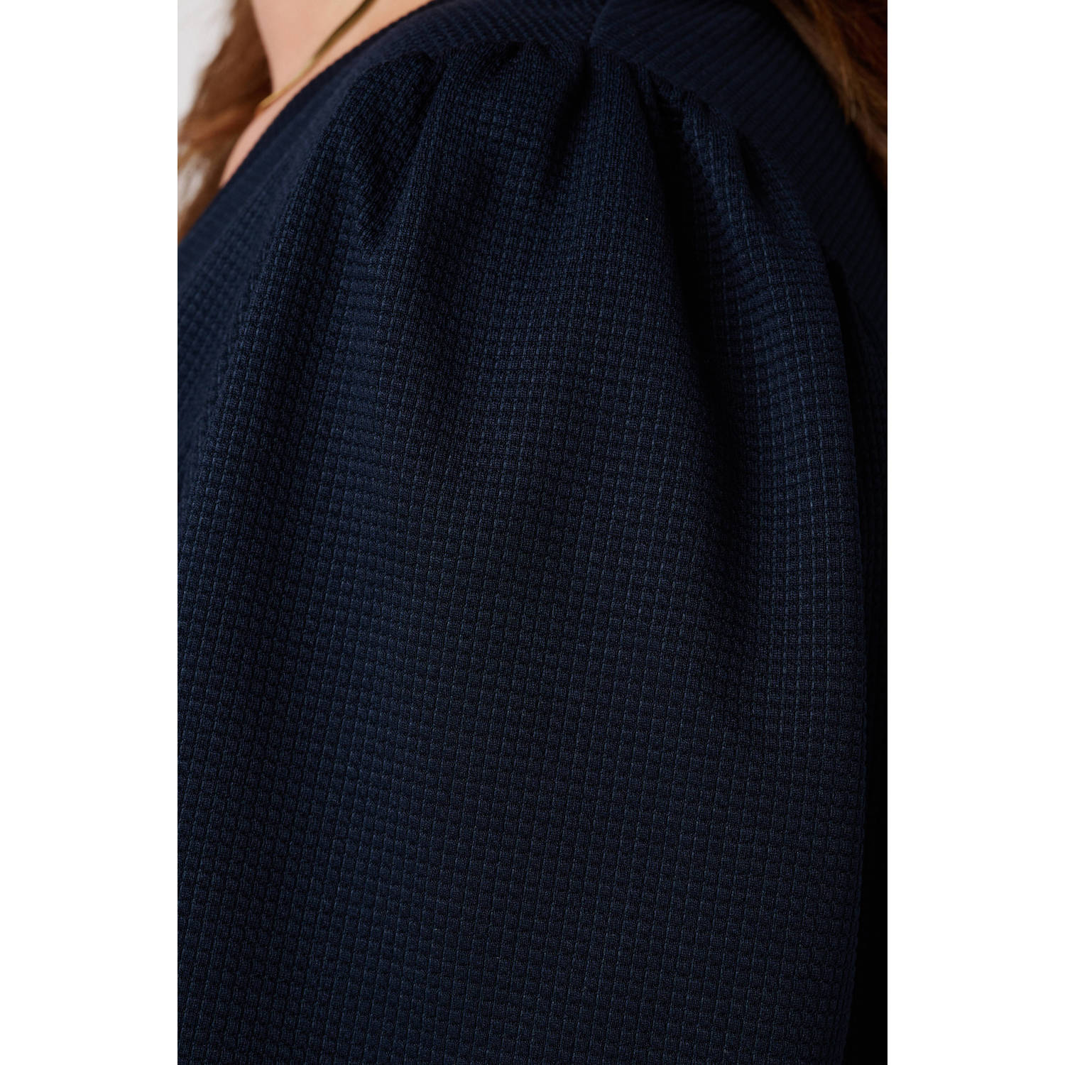MS Mode top donkerblauw