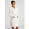 Hunkemöller fleece badjas gebroken wit