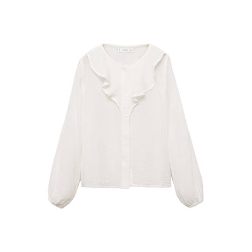 Mango Kids blouse beige afbeelding