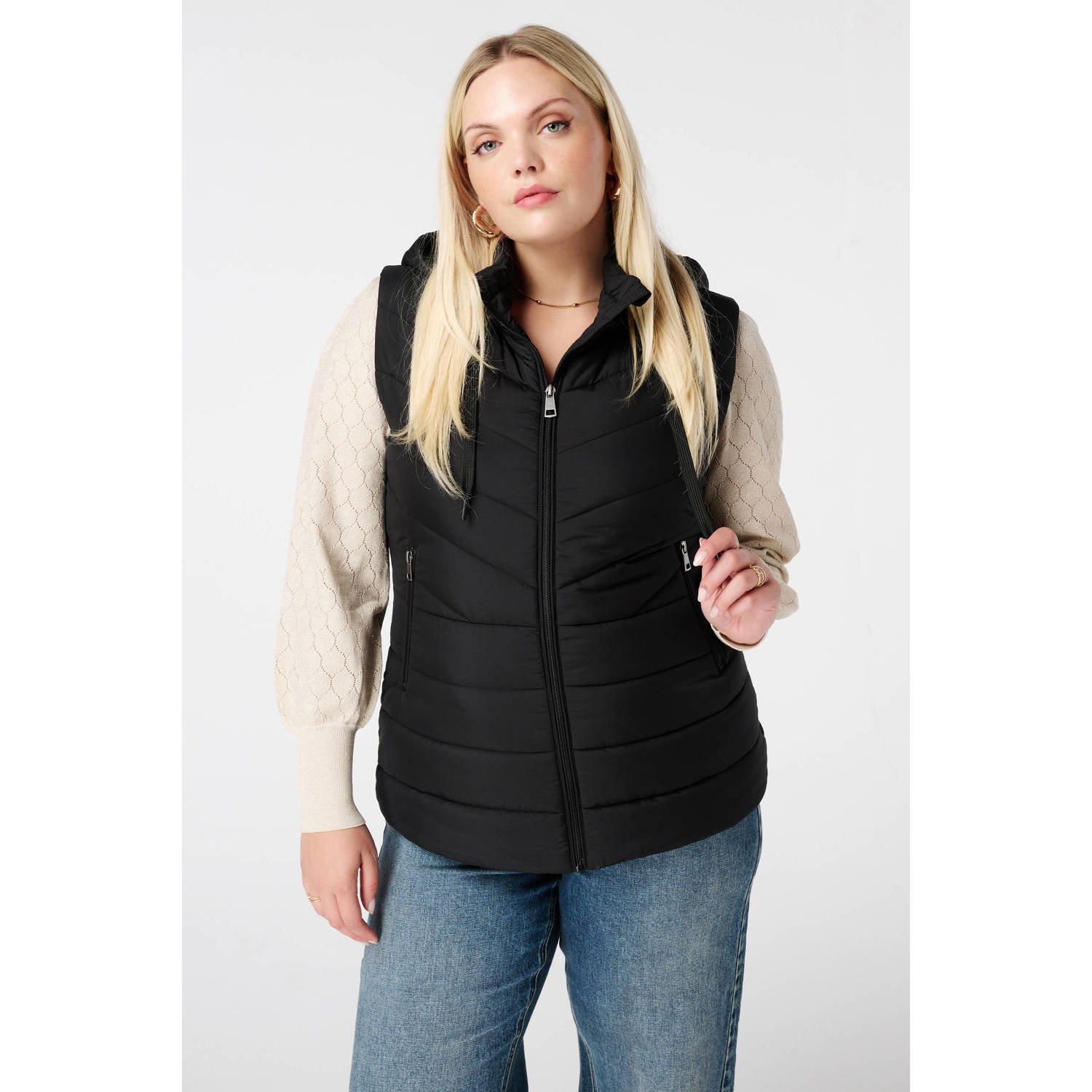 MS Mode bodywarmer zwart