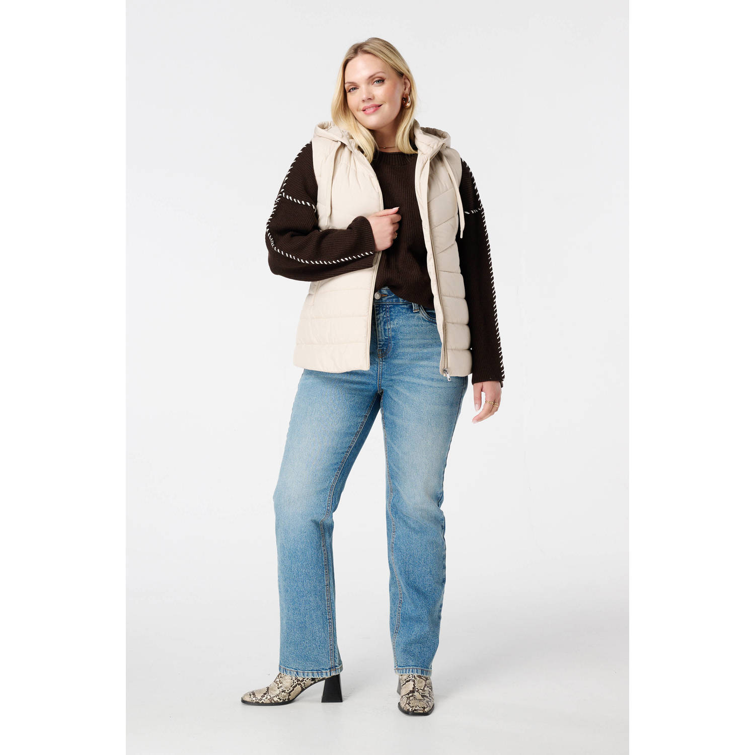 MS Mode bodywarmer ecru