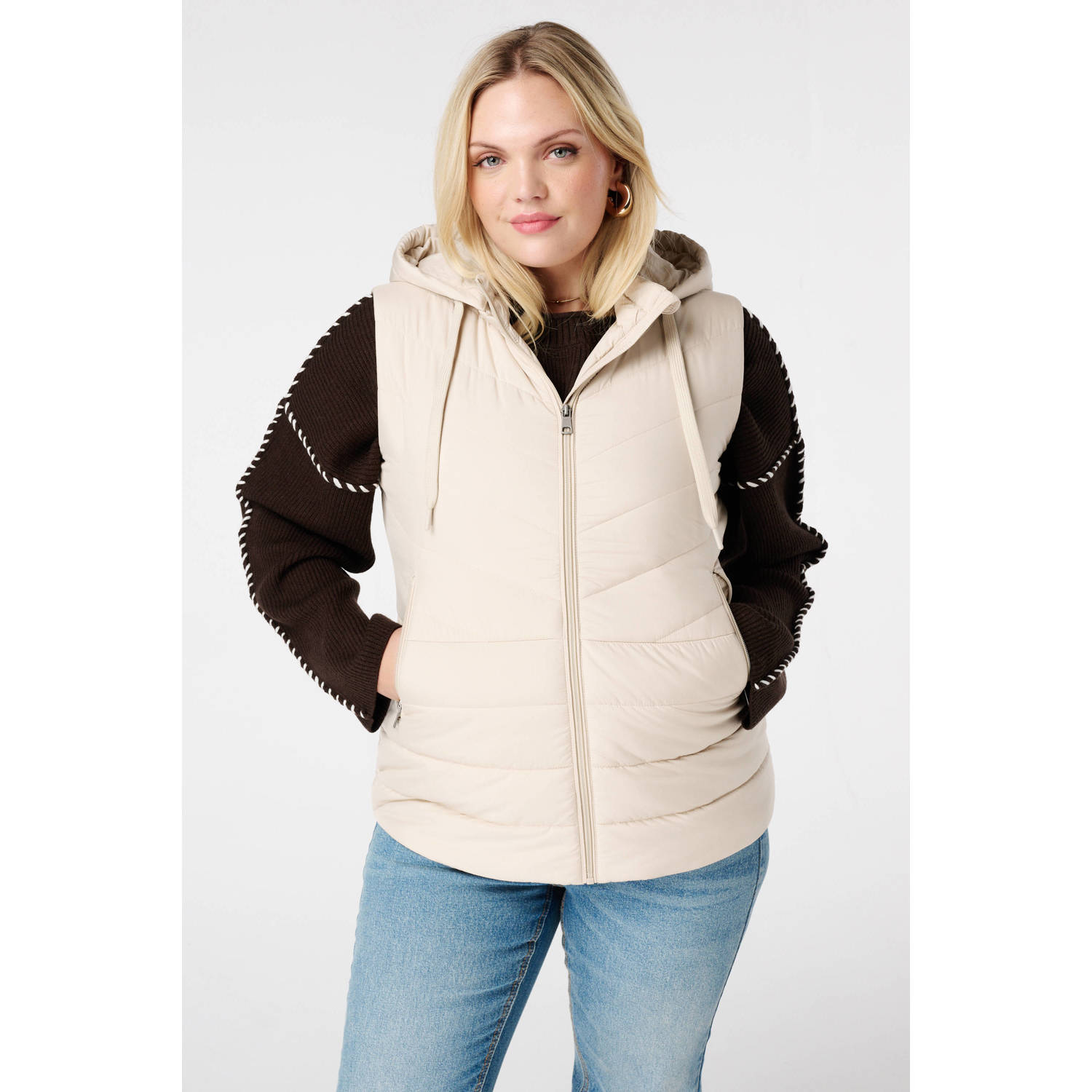 MS Mode bodywarmer ecru